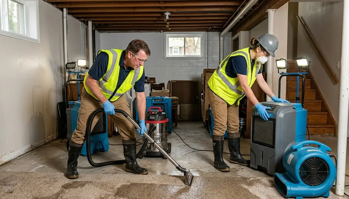 Water damage restoration team serving Warren, MI for fast flood cleanup and repair