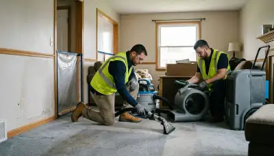 Water damage restoration team in Warren, MI providing emergency cleanup and repair services